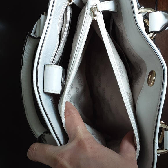 New Michael Kors Vanilla Hamiton Quilted Handbag Crossbody NWOT - Picture 8 of 11